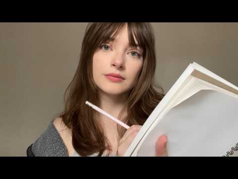 ASMR • Relaxing Costume Designer Sketches You