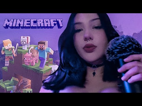 ASMR MINECRAFT COM MUITO SOM DE BOCA 🫦