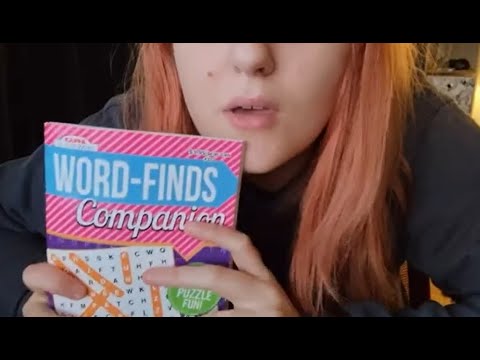 ASMR HARD CANDY + WORD SEARCH 🍬 📖