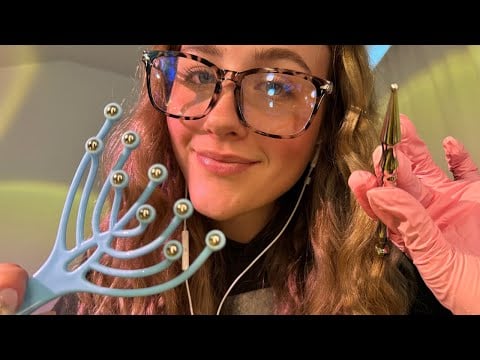 Soft Spoken ASMR Cranial Nerve Exam 🧠 Personal Attention, Light Tests, Tingles for Sleep