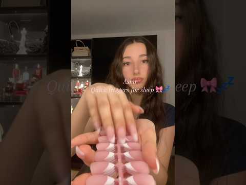 Asmr Quick triggers for sleep #asmr #tapping #scratching #sleep #tingles #relaxing