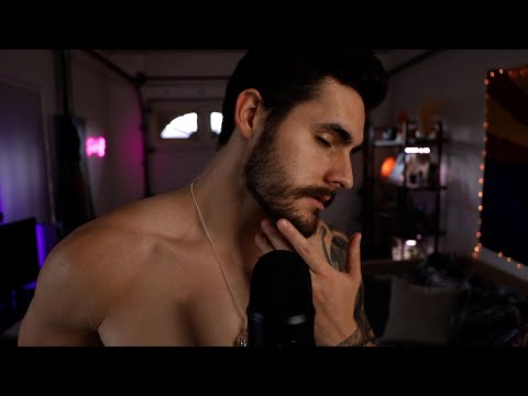 Beard Scratching On A Rainy Day - Male ASMR