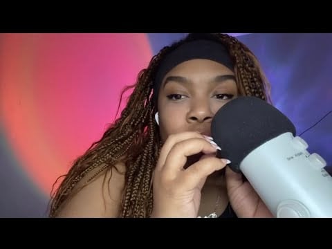 ASMR | Mouth Sounds + Mic Scratching ✨| brieasmr 