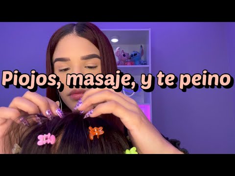 Asmr te busco los piojos, te doy masaje capilar y te peino