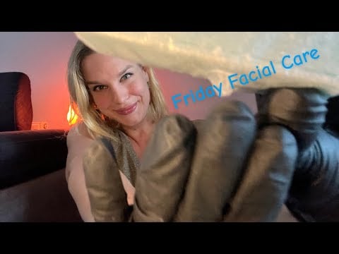 [ASMR] Fast & Aggressive Facial Treatment (Gloves) *Face Wash + Exfoliation + Moisturiser, Massage*