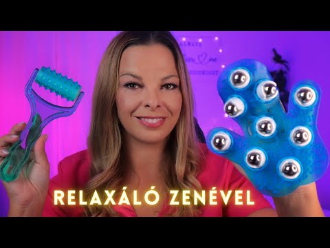 Relaxáló Éjféli Arckezelés és Masszázs 🌛 - RELAXÁLÓ ZENÉVEL (Magyar ASMR)
