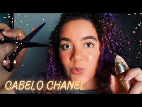 ASMR COM VOZ SUAVE 💖💖 | Cortando Seu Cabelo