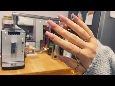 [ASMR] COFFEE BAR TOUR + LENS TAPPING ✨ (fast tapping) | edafoxx ASMR ♡