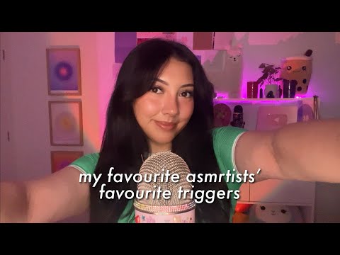 my favourite ASMRtists’ favourite triggers