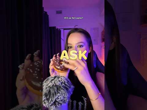 ASMR YES or NO Triggers? Fake food & mouth sounds 😛 #asmr #asmrsounds #asmrvideo #sleep #tingles