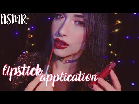 ASMR ♡ lipstick application & kisses 💄💋