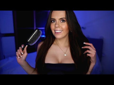 ASMR Stress Relieving HAIR PLAY w BRUSHING