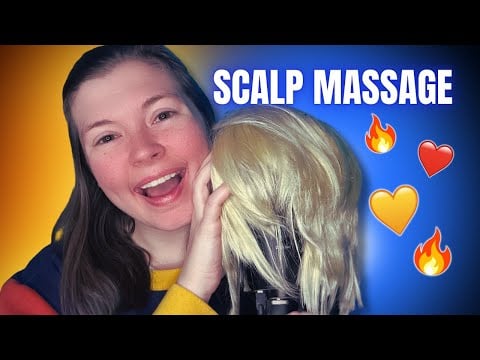 ASMR Fast and Aggressive Scalp Massage and Hair Brushing With Soft Spoken Rambles | Fun Fact Edition
