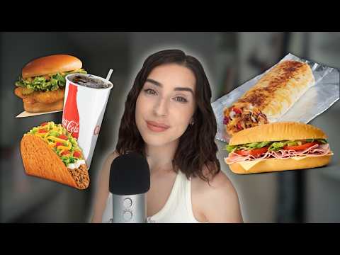 ASMR | My Fast Food Favorites