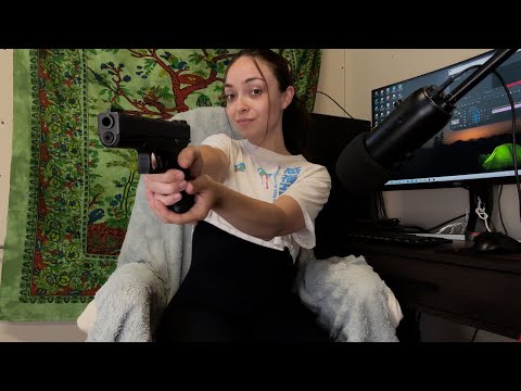 Asmr Glock 17 Tapping and Gum Chewing While Whispering You Into a Deep Relaxing Sleep