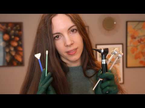 ASMR At Home Unclogging Your Ears & Ear Cleaning