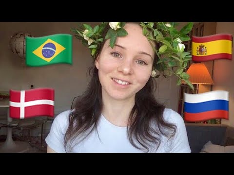 Speaking 4 Languages ASMR (Danish, Russian, Portuguese, Spanish)