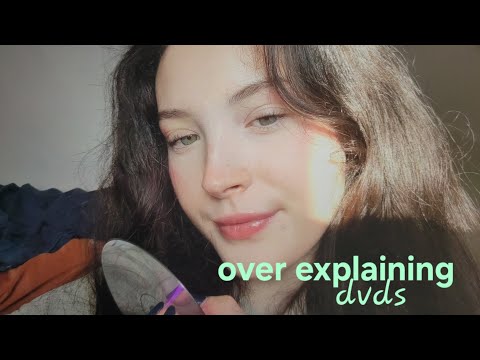 Overexplaining/ tapping on DVDs (asmr)