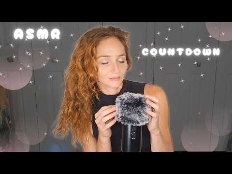 [ASMR] - 💜Super Slow & Gentle Countdown to Sleep💜 (Whispering, Fluffy Mic, Tsk Tsk)