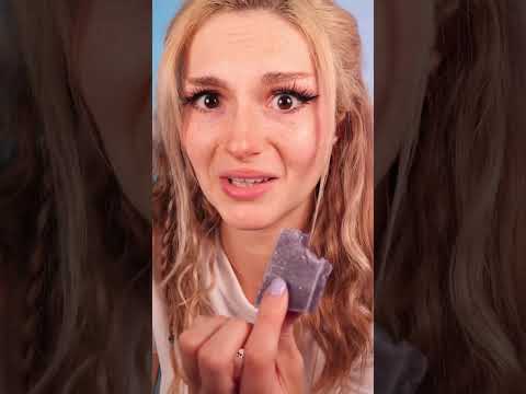 ASMR Eating Edible Crystals #asmr #shorts #mukbang