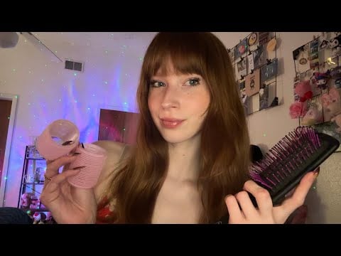 ASMR Sleepover Vibes ♡ Pampering, Personal Attention, Rambles ( Fast Chaotic LOFI)