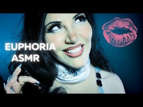 Euphoria ASMR ✨Rosalía perfumes you, does your nails, fabric scratching & brushes hair 😴💤😴