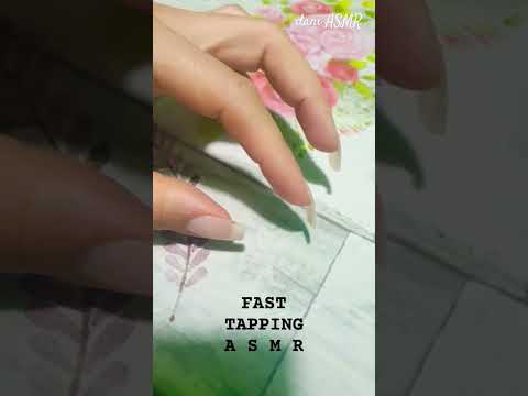 FAST tapping ASMR #asmr #asmrsounds #relax #naturalnails #tingles #asmrshorts #relaxing