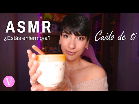 ASMR Español - Roleplay ¿Estás ENFERMO? TE CUIDO con cariño