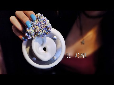 [ASMR no talking] PLAY FOAM IN YOUR EARS!! *3Dio* ( Satisfying foam)