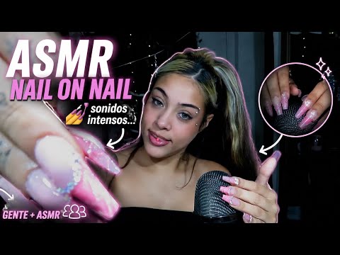     ASMR NAIL ON NAIL 💅 sonidos intensos para dormir