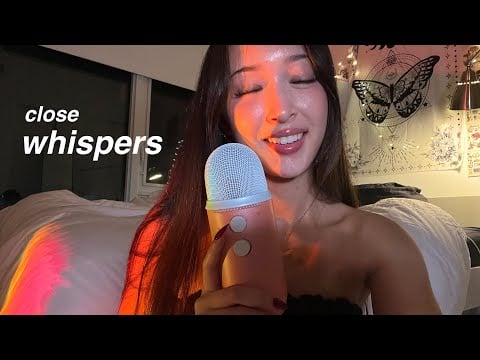 ASMR Close-Up Clicky Whisper Ramble🦭