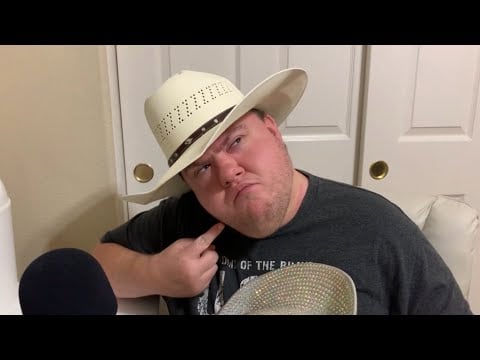 ASMR Q&A #3 WHISPERS AND TAPPING COWBOY HAT 