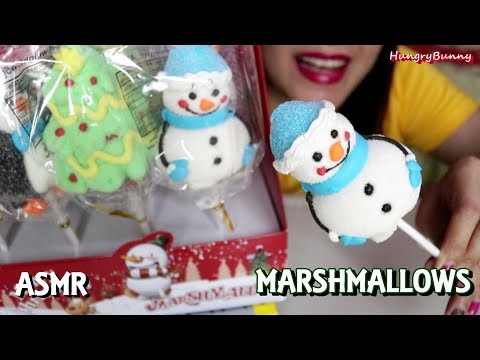 ASMR Dessert Marshmallow Eating Sounds No Talking  먹는 소리