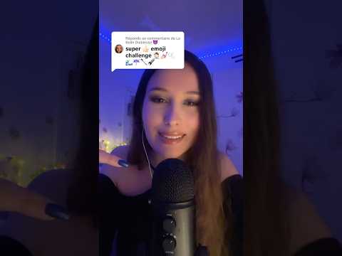 #ASMR #emojichallenge #asmrtriggers #relaxingsounds