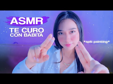 ASMR ROLEPLAY | DOCTORA te CURA con BABITA | *Spit Painting*