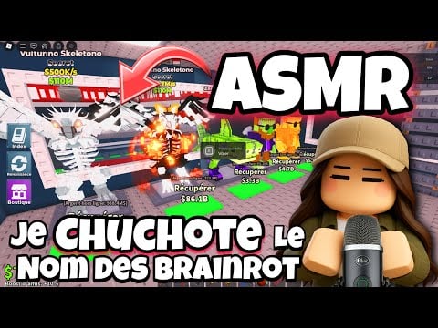 ASMR Français • JE CHUCHOTE LE NOM DE TOUT LES NOUVEAUX BRAINROT ! 😴