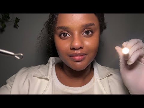 ASMR Dermatologist Skin Extractions and Personal Medical Attention 