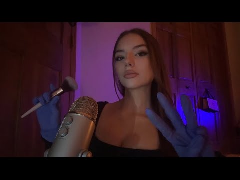 ASMR cranial nerve exam 🧠 🩺 | ASMR examen de los nervios craneales 