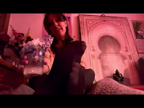 ASMR feet in nylons hang out
