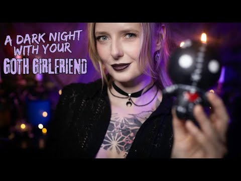 Goth Girlfriend Tucks You In 💀🖤 Soft ASMR for Sleep & Comfort