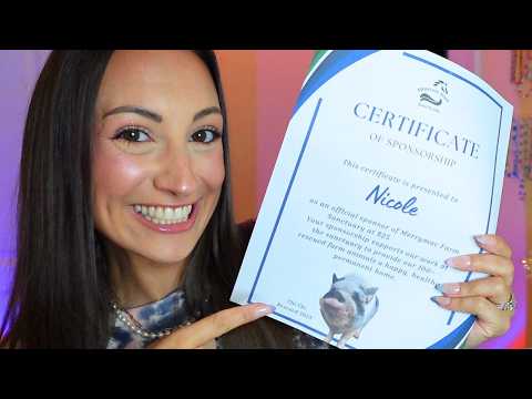 ASMR A *WILD* Storytime 🐖 (plus paper sounds, tracing, tapping)