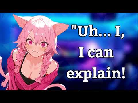 {Asmr} Cathing your Neko girlfriend at 3 am [cuddles] [reverse comfort] [f4a] [romance]