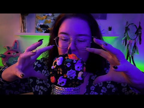 ASMR Med mitt egengjorda Halloween-miccover 🎃👻