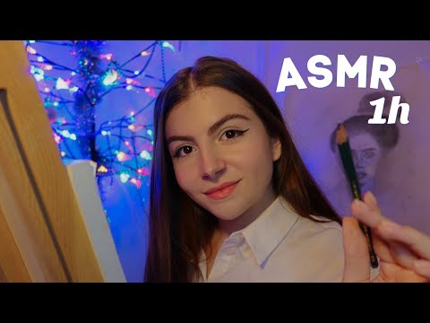 ASMR | Je te dessine ✏☁️ (1h version)