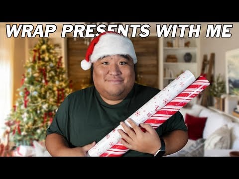 Wrap Presents With Me 🎁✂️ Holiday ASMR