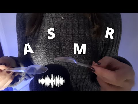 ASMR - Você vai dormir em 10 minutos com COLHER no MICROFONE 🎙🤤🥄