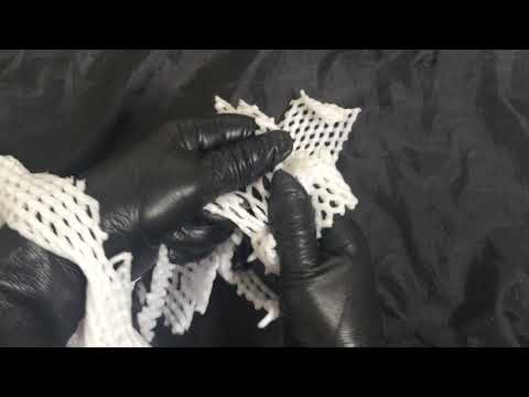 LEATHER GLOVES 🖤🤍 JUST RIPPING STUFF 🤍 [[ASMR]]