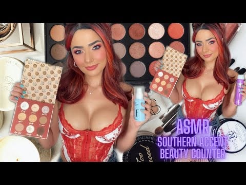 ASMR Southern Accent Beauty Counter RP (Soft Spoken)
