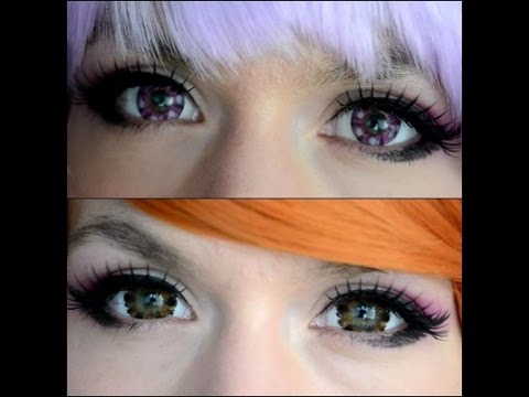 ASMR New Contact Lenses . Soft-Spoken Review . Unboxing . Camera Brushing