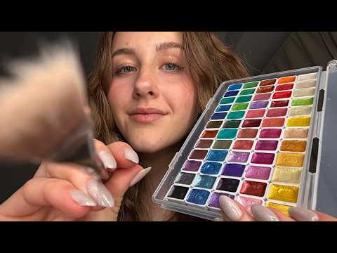 ASMR Let Me Finish Your Makeup While You Get Sleepy 💄 Close-Up Whispering